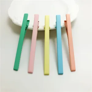 Ensemble de pinces à cheveux mates colorées, épingles simples pour coiffure et frange.