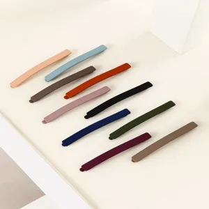 Minimalist Matte Metal Bobby Pins Fresh Sweet Geometric Solid Color Hair Clips Daily Sweet Hair Accessories For Women Girls