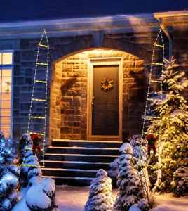 Christmas climbing Santa LED ladder string lights outdoor waterproof eaves hanging decoration