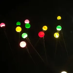 Zonne-energie vuurvliegjes lampen voor buiten tuin gazon erf landschap decor, kleurrijke LED.