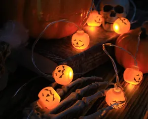 Halloween LED κολοκύθα φωτεινή γιρλάντα πάρτι διακοσμητικά φώτα για τρομακτικό φεστιβάλ φαντασμάτων