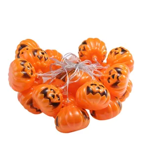 Halloween LED Kuerbis Lichterkette batteriebetrieben gruselige Party Deko Beleuchtung