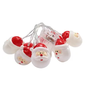 Weihnachtsmann LED Lichterkette Batteriebetrieben für Weihnachtsbaum Party Dekoration