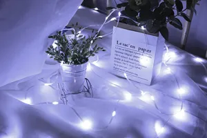 Solar koperdraad LED lichtketting waterdicht buiten tuin Kerstmis feestelijke decoratie