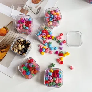 Set de mini pinces à cheveux pour enfants, petites épingles en plastique coloré coiffure détail.