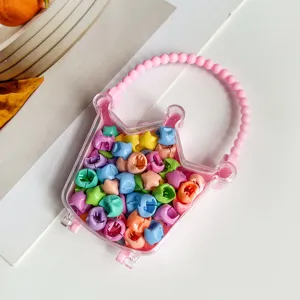 Joli ensemble de mini pinces à cheveux couronne pour enfants, accessoires colorés coiffure fille.