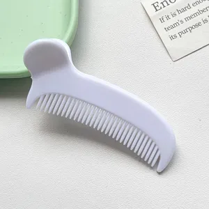 Minimalista molletta a pettine per capelli bianchi, accessorio per styling frangia.