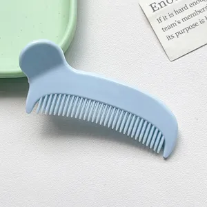 Pettine per capelli monocolore minimalista clip da viaggio portatile carino mini strumento per