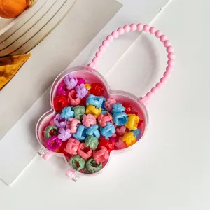 Set de mini pinces à cheveux pour enfants en boîte papillon, accessoires mignons.
