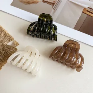 Transparente PC Haarklammer stilvolle minimalistische Haargreifer für dickes Haar Dutt und elegantes Haarstyling