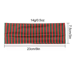 Fascia per yoga a righe, fascia elastica per fitness e corsa, copricapo traspirante sportivo.