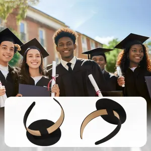 Graduation headband mini cap hair hoop party graduation ceremony photo prop hair accessory