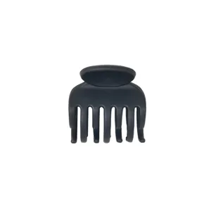 Mattschwarze 7-Zahn Haarklammer für Damen, einfache ovale Haarklammer für Frisuren Haarschmuck.