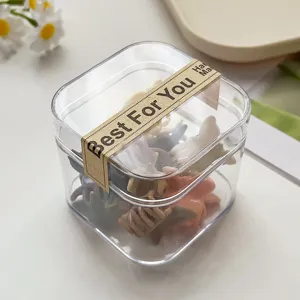Niedliche Mini-Haarklammern Set in transparenter Box für Damen Mädchen Haar-Accessoires.