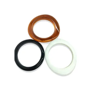 Hars geometrisch rond armbanden set, eenvoudige mode veelzijdige armband voor dagelijks