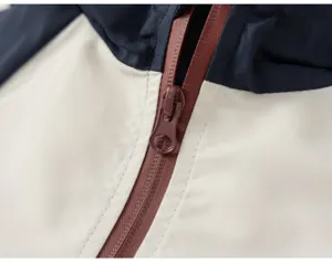 Children jacket detail zipper close-up view kids casual outerwear clothing fabric texture