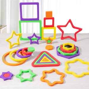Montessori Wooden Shape Sorting Puzzle Toy for Kids Early Educational Learning