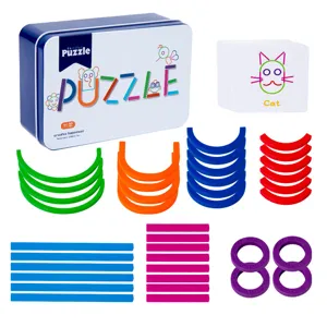 Kids wooden logic training creative stick puzzle toy, early learning educational gift!