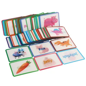 Children early educational cognitive flash cards for toddler learning puzzle logic game toys
