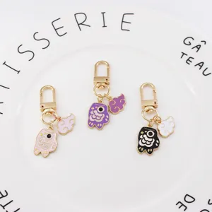 Porte-clés en alliage avec charme de nuage style anime japonais mignon pendentif