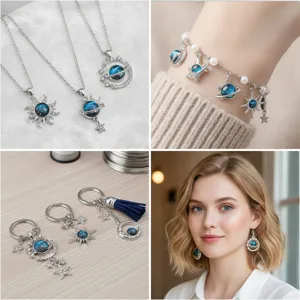 Sterrenhemel stelsel hemelse hanger sieraden DIY accessoires ketting armband oorbellen