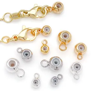 DIY siliconen stopper kralen en karabijnhaak set voor handgemaakte armbanden en kettingen.