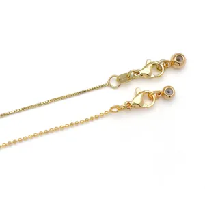 Vergulde sieraden verlengketting DIY ketting armband onderdelen met siliconen kralen