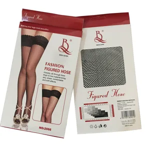 Beileisi women's sexy lace top thigh high fishnet stockings hosiery 2066 packaging