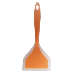 Spatola in silicone resistente al calore per padella antiaderente vista principale.