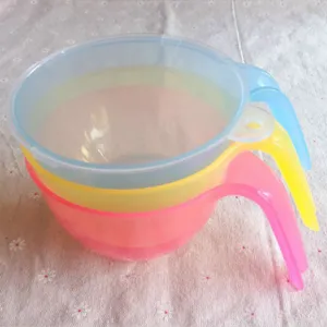 Plastic Mixing Bowl With Lid Color Mixing Bowl For Cake Baking Cream Icing Stirring Kitchen Baking Tool