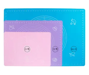Silicone kneading mat thickened baking pastry mat with measurements scale kitchen tool