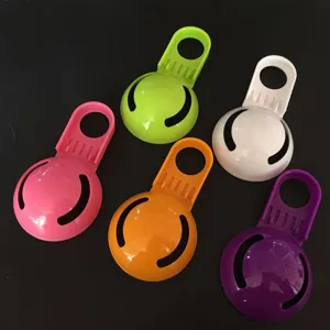 Plastic egg separator set, short handle egg white yolk filter spoon for kitchen baking cooking.