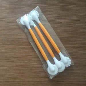 3-piece fondant rolling cutter tool set for cake decorating, baking shaping knives.