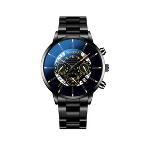Elegante Orologio Al Quarzo Uomo Moda Casual Cinturino Acciaio Inossidabile Lusso