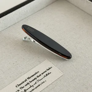 Minimalistische Acetat Haarklammer elegante Haarspange Entenschnabel Klammer Haarschmuck Alltag
