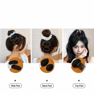 Unsichtbares Haarkissen flauschige Haarwurzel Klammer Haarstyling Werkzeug für Damen flach