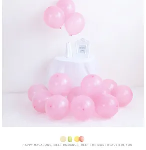 Palloncini in lattice opaco rosa macaron 10 pollici 2.2g per feste e decorazioni di nozze.