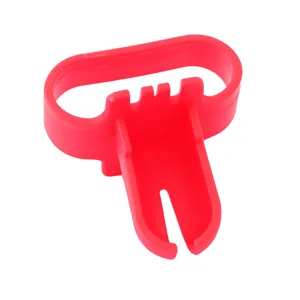Herramienta de atar globos de plastico rojo nudo portatil para decoracion de fiesta boda