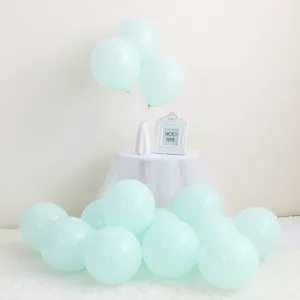 Palloncini in lattice verde macaron opaco per festa di compleanno decorazione nozze.