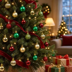 Christmas tree baubles set, 3cm assorted color electroplated plastic hanging ball ornaments decor.