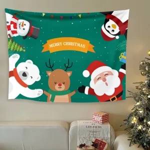 Dettaglio di sospensione della tappezzeria murale di Natale per festa delle vacanze.