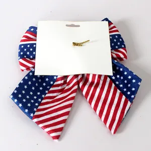 American Independence Day Velvet Bow Door Hanging Patriotic Festival Wall Decoration