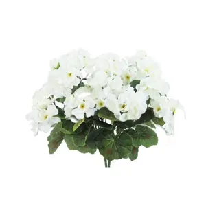 Künstlicher weißer Blumenstrauß künstliche Seidenblumen für Heim Hochzeit Party Deko