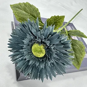 Fiore artificiale gerbera margherita velluto finto crisantemo per decorazione casa matrimonio