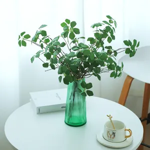 High Grade Artificial Flower Green Plant Lotus Leaf Ornament Simulation Plants For Home Soft Decoration Interior Design