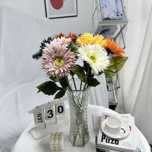 Bouquet di fiori finti gerbera fiori artificiali per casa matrimonio decorazione vaso
