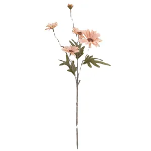 Single stem artificial daisy flower for home wedding decoration table centerpiece photography props