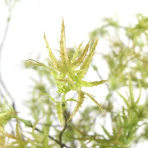 Artificial green willow bud branch fake plant flower for home wedding decoration props setup