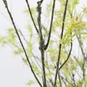 Artificial willow bud branch fake plant green foliage for wedding home decor floral arrangement
