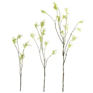 Artificial willow branch greenery stems for home decor wedding floral arrangement props 3pcs